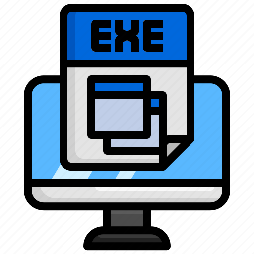 File, exe, extension, format icon - Download on Iconfinder