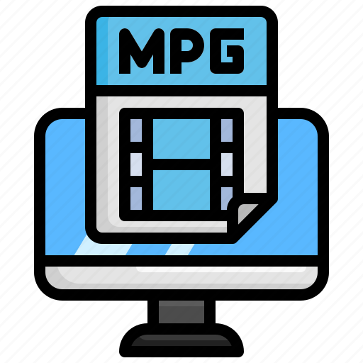 File, mpg, files, folders, format, extension icon - Download on Iconfinder
