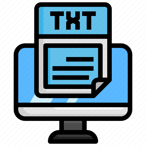 File, txt, document, format, extension icon - Download on Iconfinder