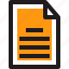 document, file, folder, text 