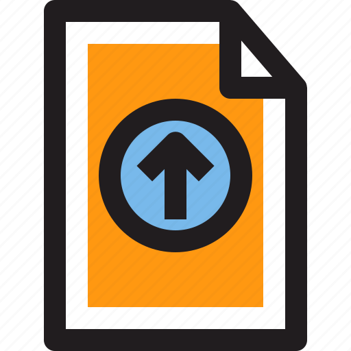 Arrow, document, file, folder, up icon - Download on Iconfinder