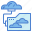 cloud, file, network, online 