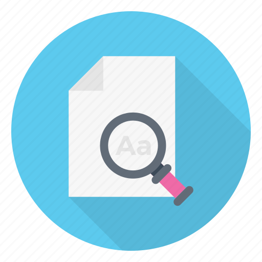 Audit, file, magnifier, search, text icon - Download on Iconfinder