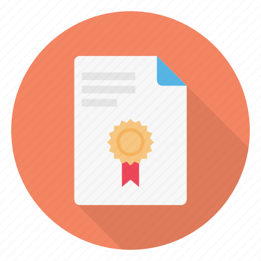 Certificate, degree, diploma, document, file icon - Download on Iconfinder