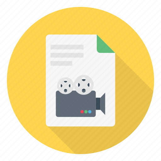 Document, file, media, movie, video icon - Download on Iconfinder