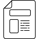 document, file, folder, media