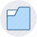 archive, documents, folder, folder open, office, storage