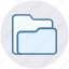 archive, documents, empty folder, folder, folder open, office 