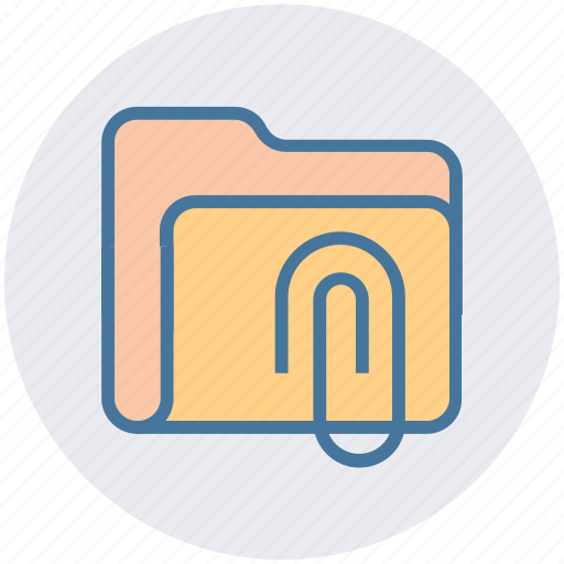 Archive, attachment, clip, document, folder, paperclip icon - Download on Iconfinder