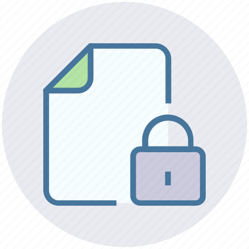 Document, file, format, lock file, locked icon - Download on Iconfinder
