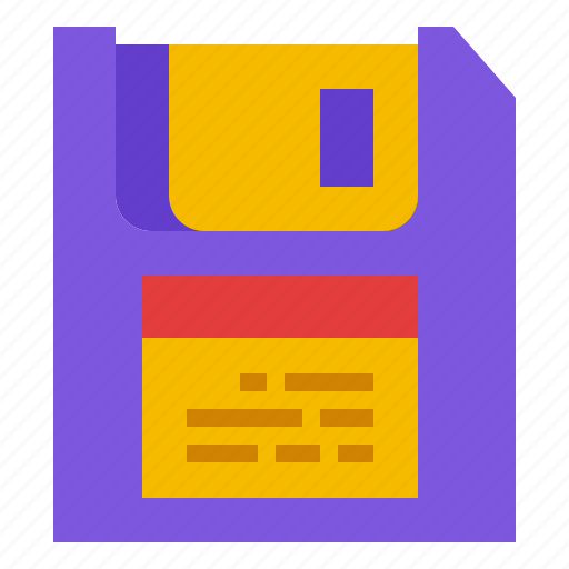 Data, disk, floppy, folder, save icon - Download on Iconfinder