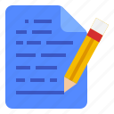 document, file, folders, write