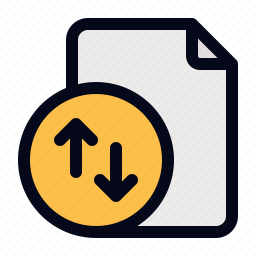 File, transfer, and, folder, share, document, arrow icon - Download on Iconfinder