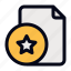 file, favourite, rate, update, star, document, bookmark 