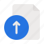 file, upload, files, document, interface, up, arrow 