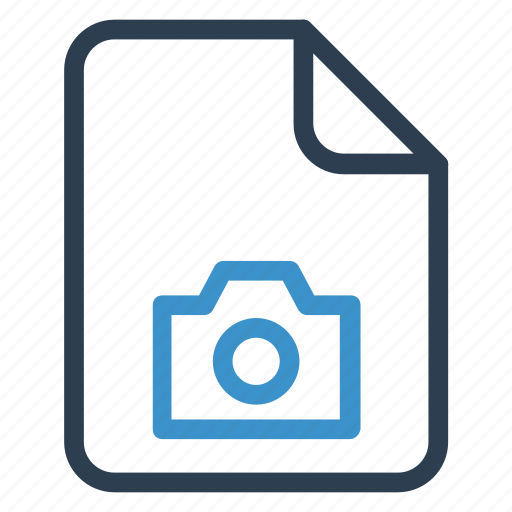 Camera, document, documentation, file, paper, record, sheet icon - Download on Iconfinder