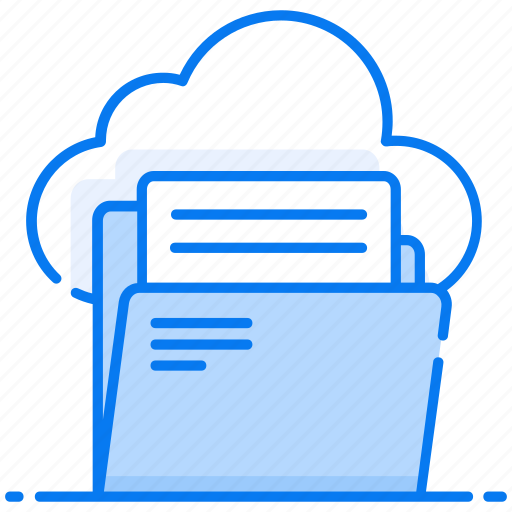 Cloud computing, cloud folder, cloud storage, cloud technology icon - Download on Iconfinder
