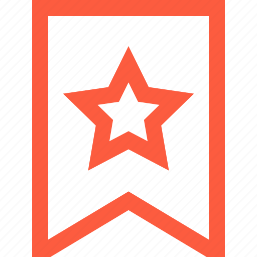 Banner, bookmark, favorite, flag, mark, star, tassel icon - Download on Iconfinder