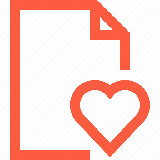 Doc, document, favorite, file, health, heart, love icon - Download on Iconfinder