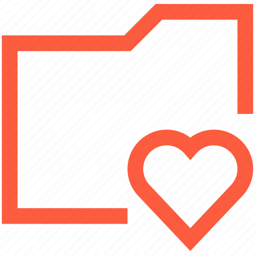 Data, directory, favorite, folder, healthcare, heart, like icon - Download on Iconfinder