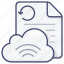 cloud, file, internet, online 