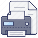 document, file, print, printer