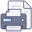 document, file, print, printer 