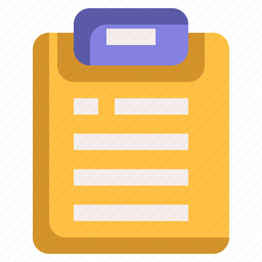 Clipboard, checklist, list, business, report icon - Download on Iconfinder