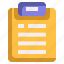 clipboard, checklist, list, business, report 