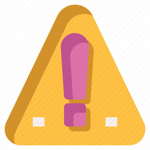 Warning, alert, error, triangle, mark icon - Download on Iconfinder