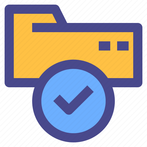 Approve, folder, document, quality, file icon - Download on Iconfinder