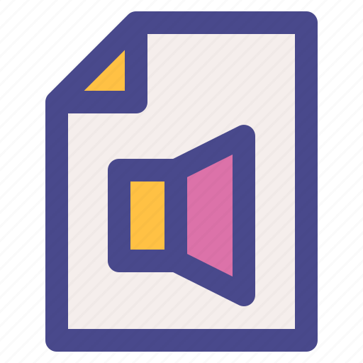 Audio, file, music, document, folder icon - Download on Iconfinder