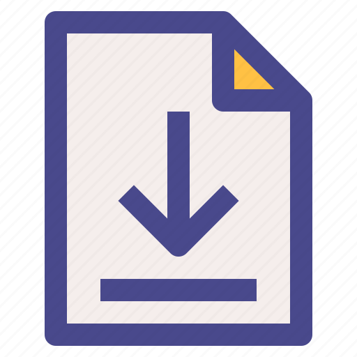 Download, file, document, computer, paper icon - Download on Iconfinder