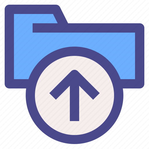 Upload, folder, file, document, archive icon - Download on Iconfinder