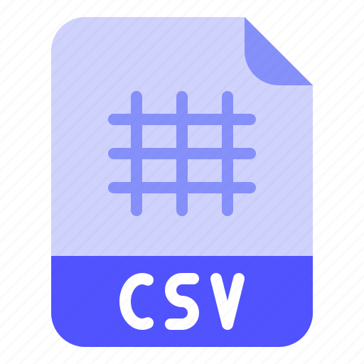 Csv, excel, extension, file, format icon - Download on Iconfinder