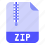 digital, extension, file, format, zip 