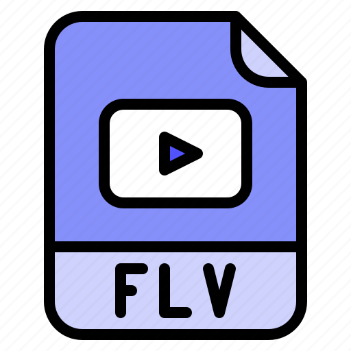 Extension, file, flv, format, movie icon - Download on Iconfinder