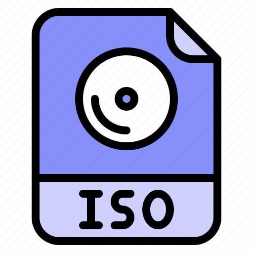 Digital, extension, file, format, iso icon - Download on Iconfinder