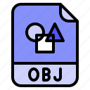 extension, file, format, obj, object