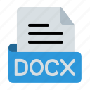 docx, extension, format, type, doc, word, office