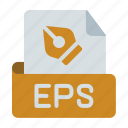 eps, extension, format, type, encapsulated postscript, vector, drawing