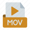 mov, extension, type, video, multimedia, quicktime