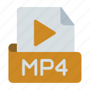 mp4, extension, format, type, video, multimedia, mpeg