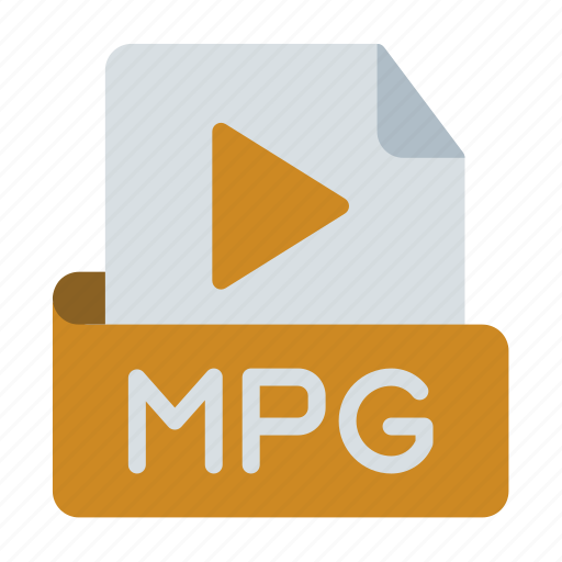Mpg, extension, format, type, video, multimedia, document icon - Download on Iconfinder