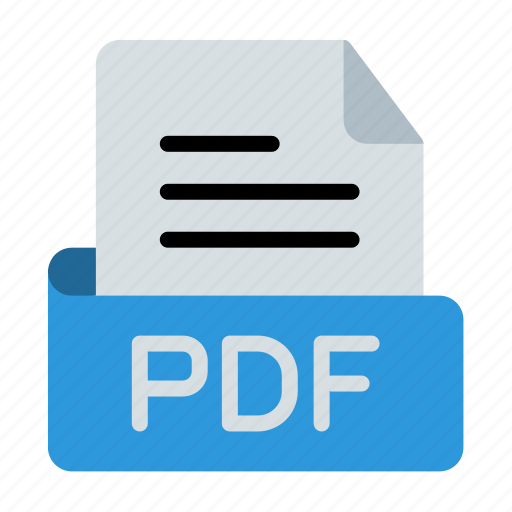 Pdf, file, extension, type, portable document format, pertable document, business icon - Download on Iconfinder