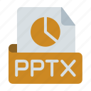 pptx, extension, presentation, present, report, ppt, chart