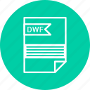 document, dwf, extension, file, format, type