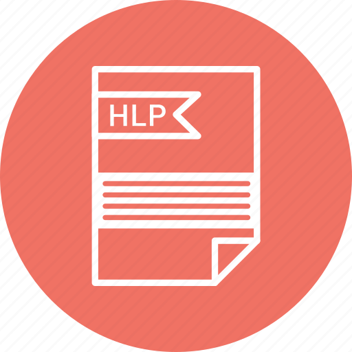 Document, extension, file, format, hlp, type icon - Download on Iconfinder