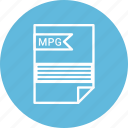 extensiom, file, file format, mpg
