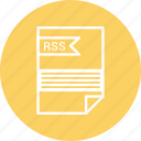 extensiom, file, file format, rss